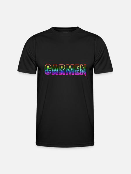 carmen rs rainbow - Men's Functional T-Shirt - black