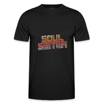 Soul Sister - Men's Functional T-Shirt - black - Front - AI Model Male 178 dark (178cm)