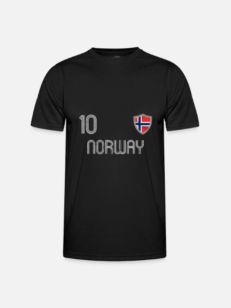 Norway Football Team - Men's Functional T-Shirt - black