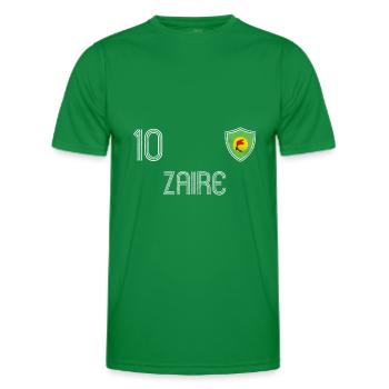 Zaire Fußball Mannschaft - Männer Funktions-T-Shirt - Kelly Green - Vorne - AI Model Male 178 dark (178cm)