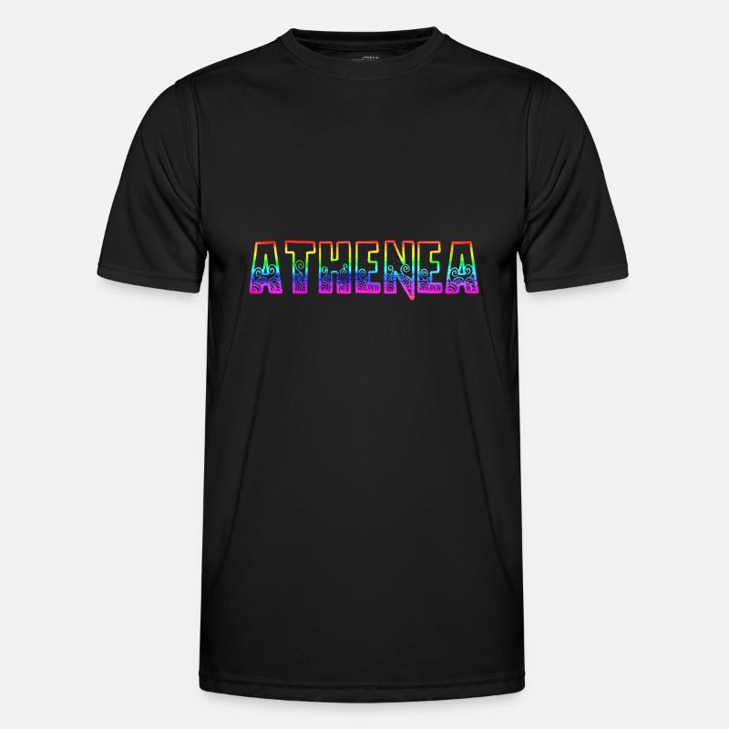 Athenea RS Rainbow - Men's Functional T-Shirt - black