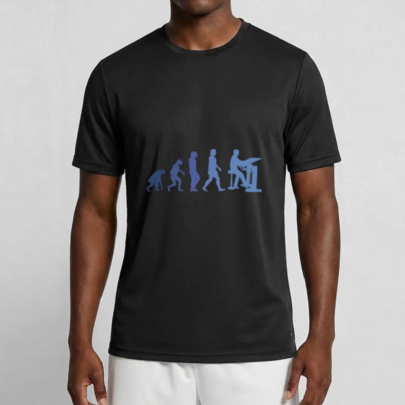 Draughtsman Evolution Client Architect Construction Manager Men's Functional T-Shirt