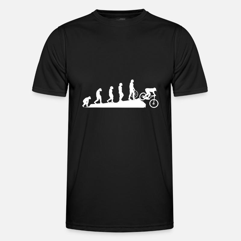 Evolution Mountain Bikers - Men's Functional T-Shirt - black
