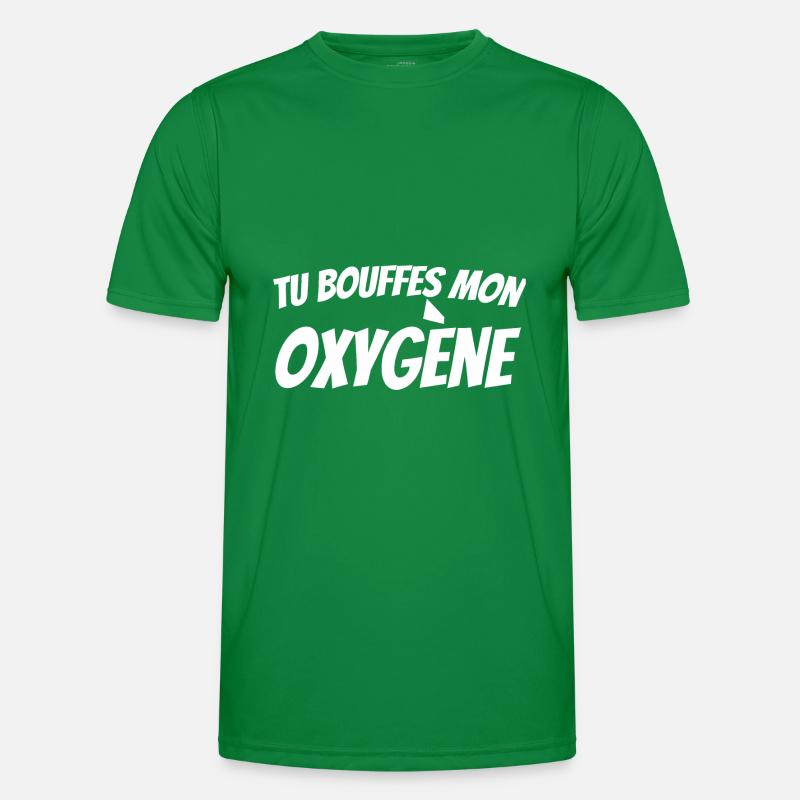 tu bouffes mon oxygène T-shirt sport Homme