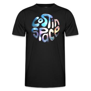 Lost in Space - Men's Functional T-Shirt - black - Front - AI Model Male 178 dark (178cm)