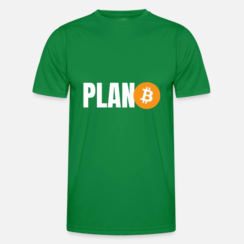 Plan B Bitcoin BTC Men's Functional T-Shirt