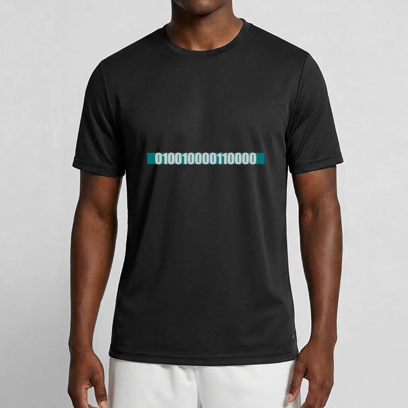 Binary Code Program Language Men's Functional T-Shirt