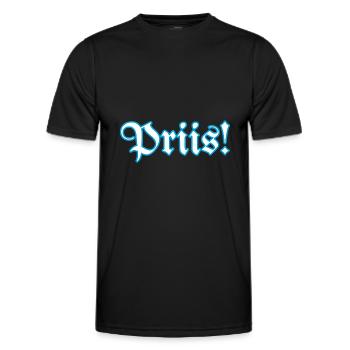 Pris Priiis Schnupftabak - T-shirt sport Homme - noir - Devant - AI Model Male 178 dark (178cm)