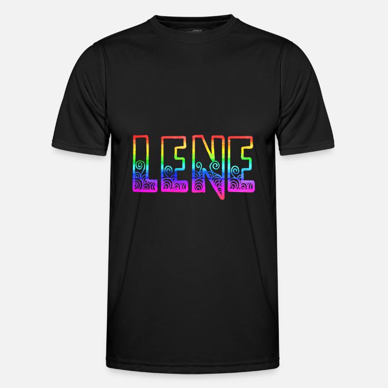 lene rs rainbow - Men's Functional T-Shirt - black