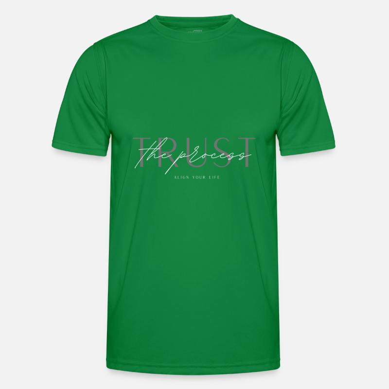 Trust the process. Align your life. Idée cadeau T-shirt sport Homme