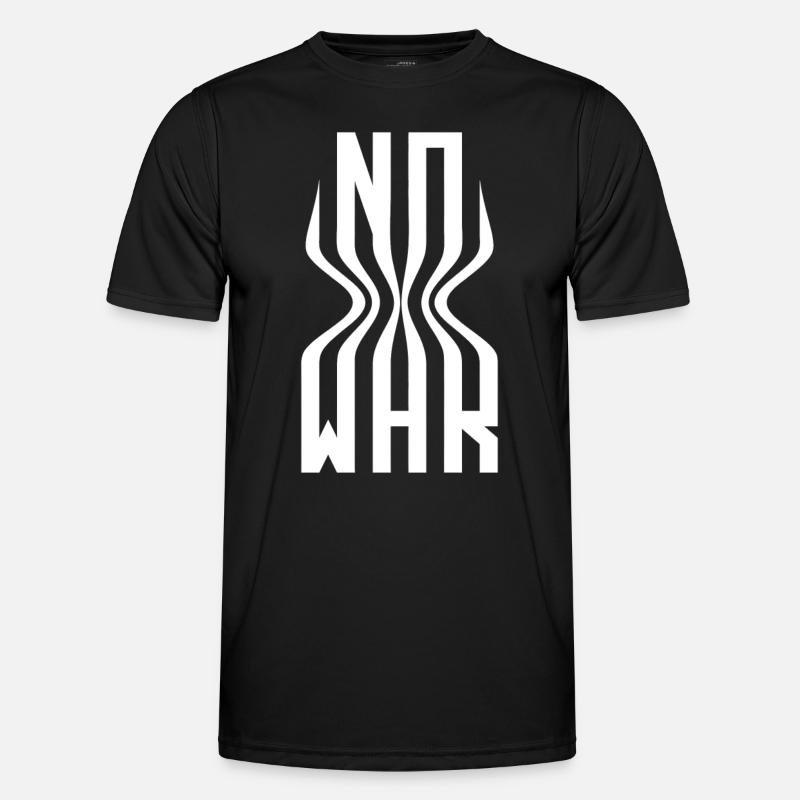 No War - Men's Functional T-Shirt - black