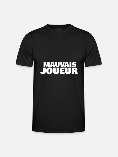 mauvais joueur - T-shirt sport Homme - noir