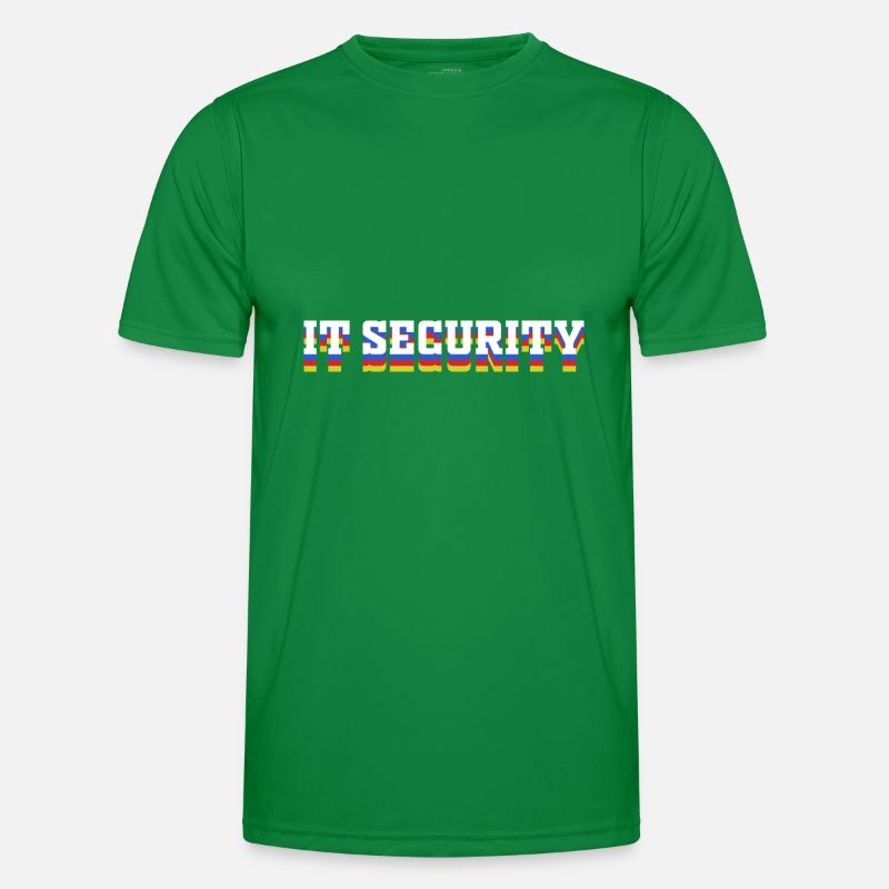 IT Security Network Protection Computer Cyber Tech H Men's Functional T-Shirt