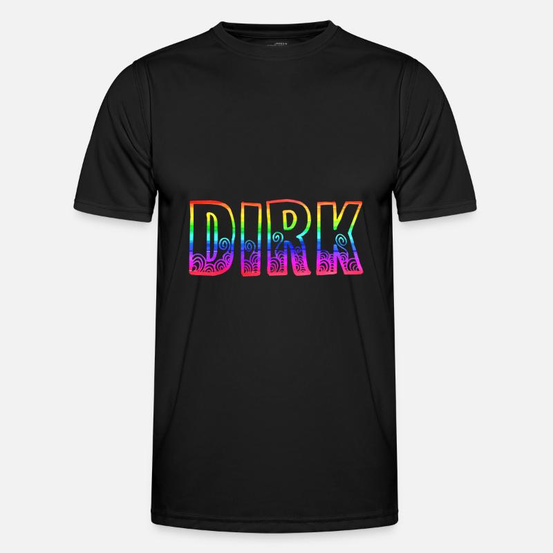 dirk rs rainbow - Men's Functional T-Shirt - black