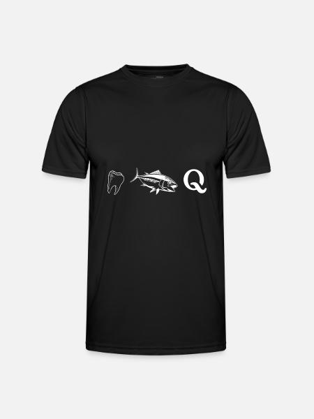 dent thon q - T-shirt sport Homme - noir
