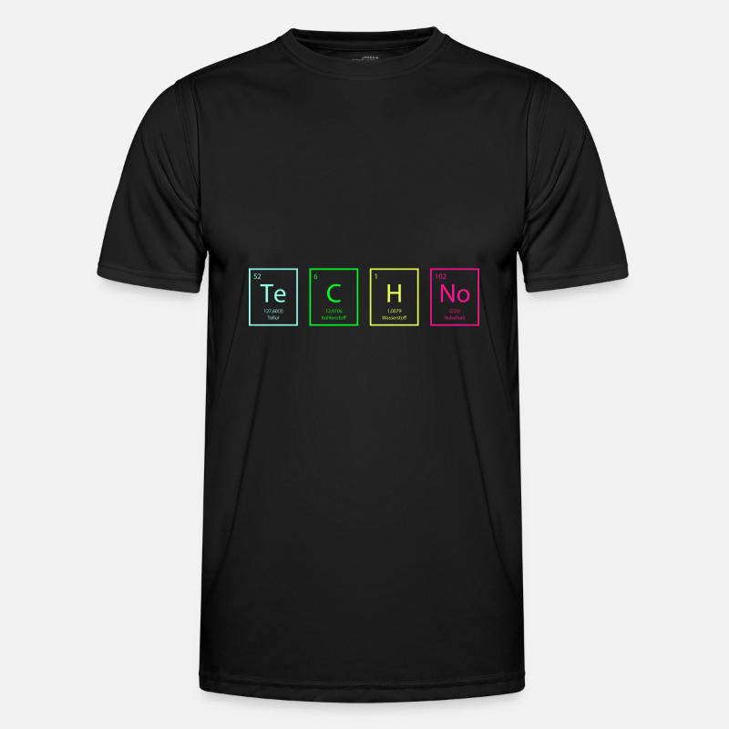 Science and Techno - Men's Functional T-Shirt - black