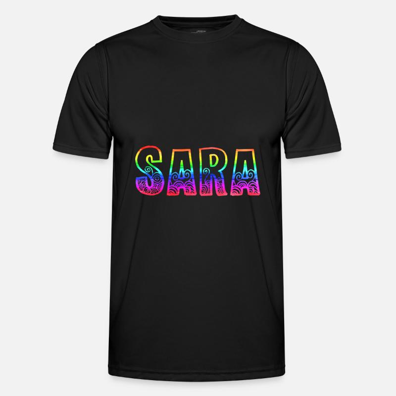 sara rs arc-en-ciel T-shirt sport Homme