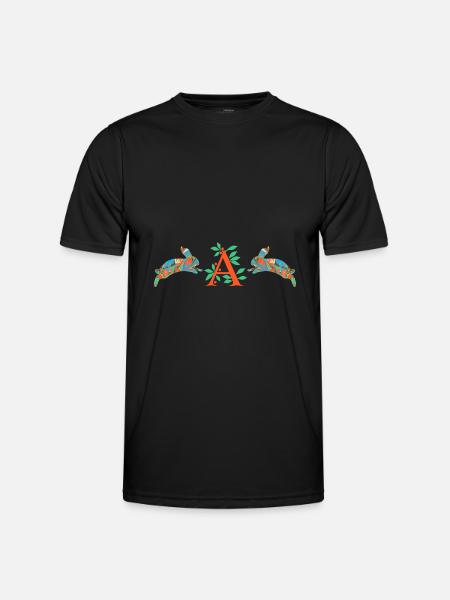 lapins e 4 a - T-shirt sport Homme - noir