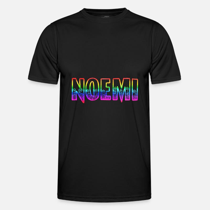 noemi rs regenbogen - Männer Funktions-T-Shirt - Schwarz