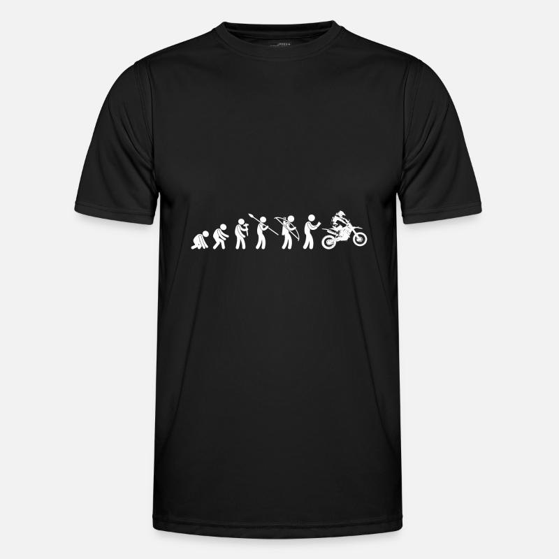 Evolution Motocross - Men's Functional T-Shirt - black