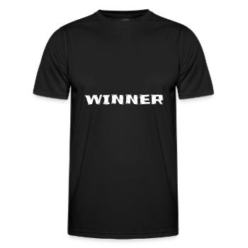 WINNER - Men's Functional T-Shirt - black - Front - AI Model Male 178 dark (178cm)