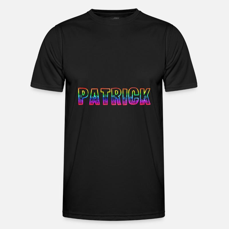 patrick rs rainbow - Men's Functional T-Shirt - black