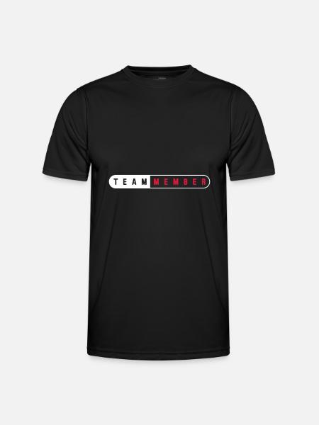 membre de l’équipe - T-shirt sport Homme - noir