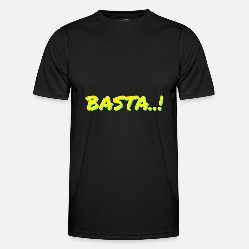 Basta! Design by Michaela - Männer Funktions-T-Shirt - Schwarz