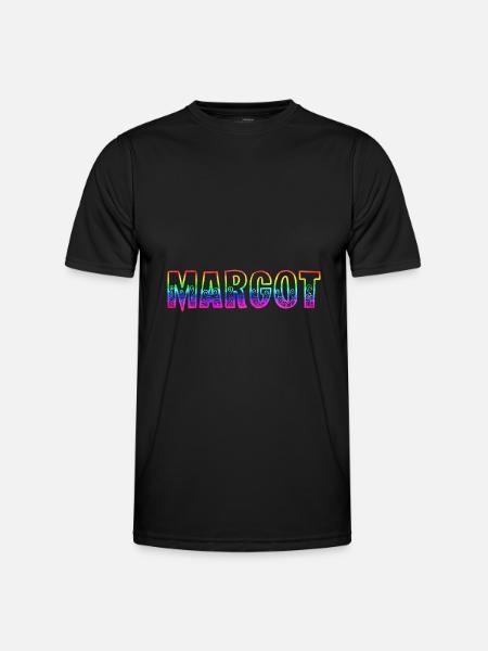 margot rs rainbow - Men's Functional T-Shirt - black