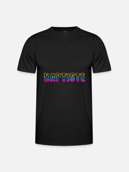 baptiste rs rainbow - Men's Functional T-Shirt - black