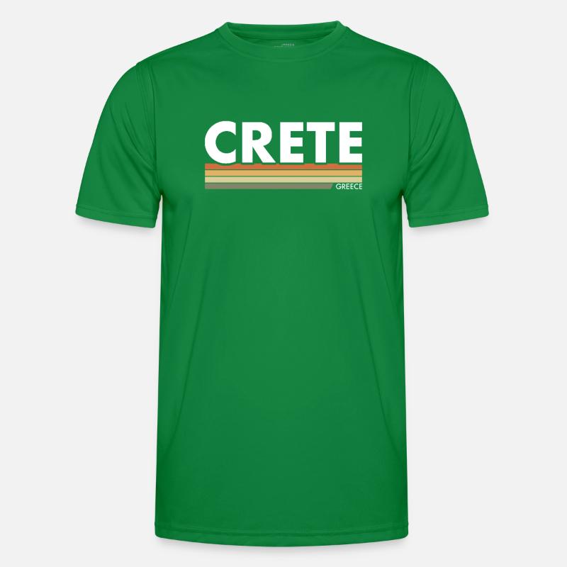 Crète Grèce Grec T-shirt sport Homme