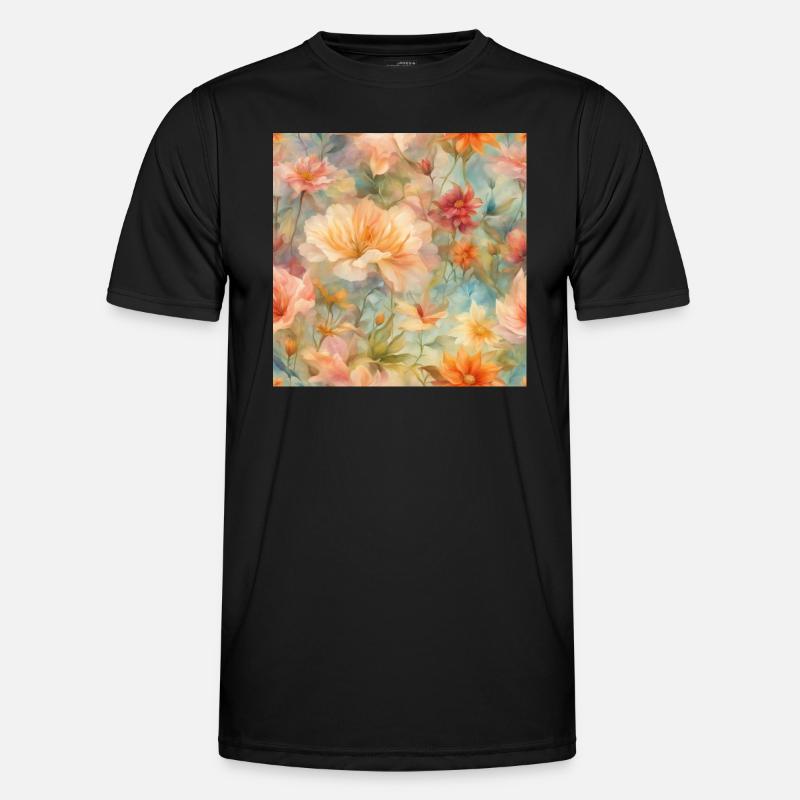 Mer de fleurs T-shirt sport Homme