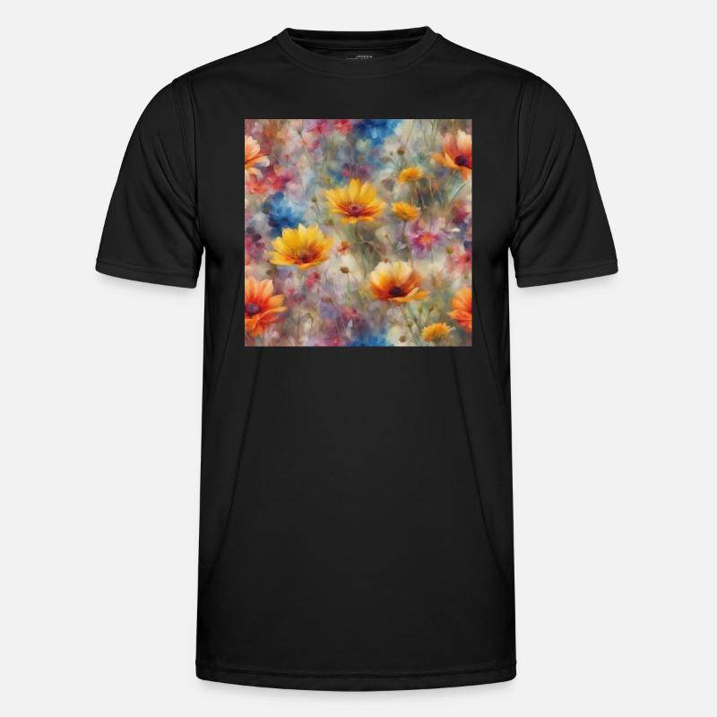 Mer de fleurs T-shirt sport Homme