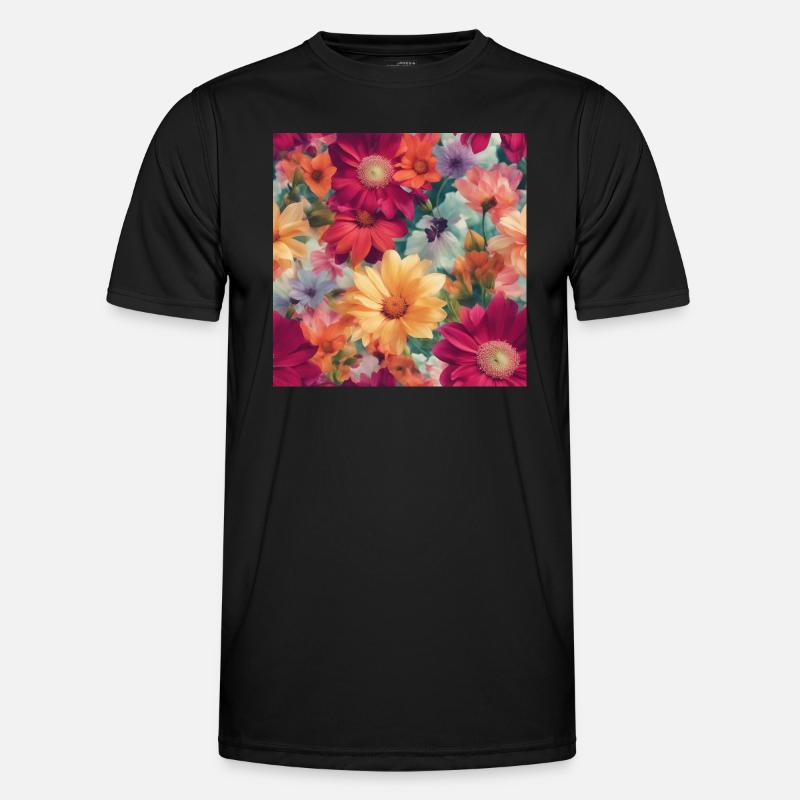 Mer de fleurs T-shirt sport Homme