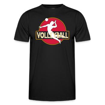 Volleyball Beach volleyball | Colors can be changed - Men's Functional T-Shirt - black - Front - AI Model Male 178 dark (178cm)