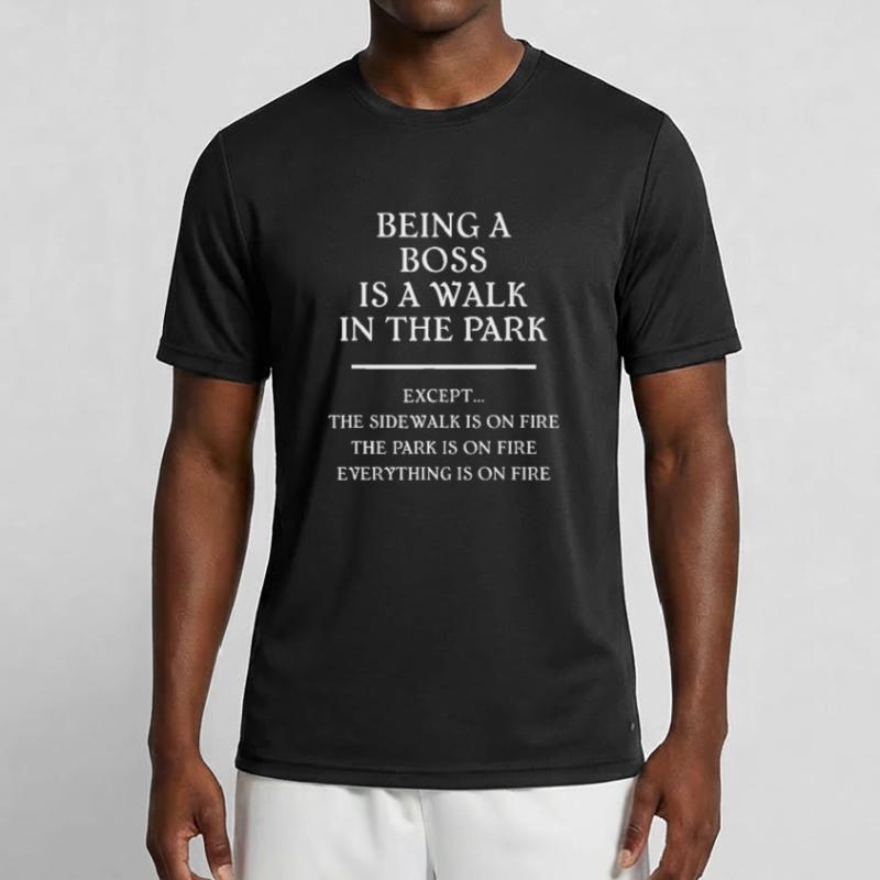 Tag des Chefs, Geburtstag des Chefs oder Ruhestand des Chefs Männer Funktions-T-Shirt