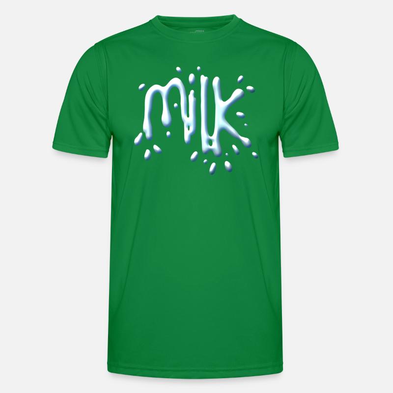 Milch Männer Funktions-T-Shirt