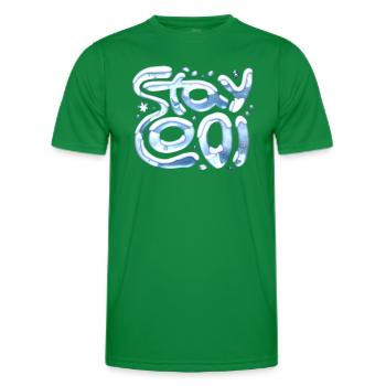 Cool bleiben - Männer Funktions-T-Shirt - Kelly Green - Vorne - AI Model Male 178 dark (178cm)
