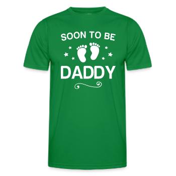 Soon To Be Daddy - Männer Funktions-T-Shirt - Kelly Green - Vorne - AI Model Male 178 dark (178cm)