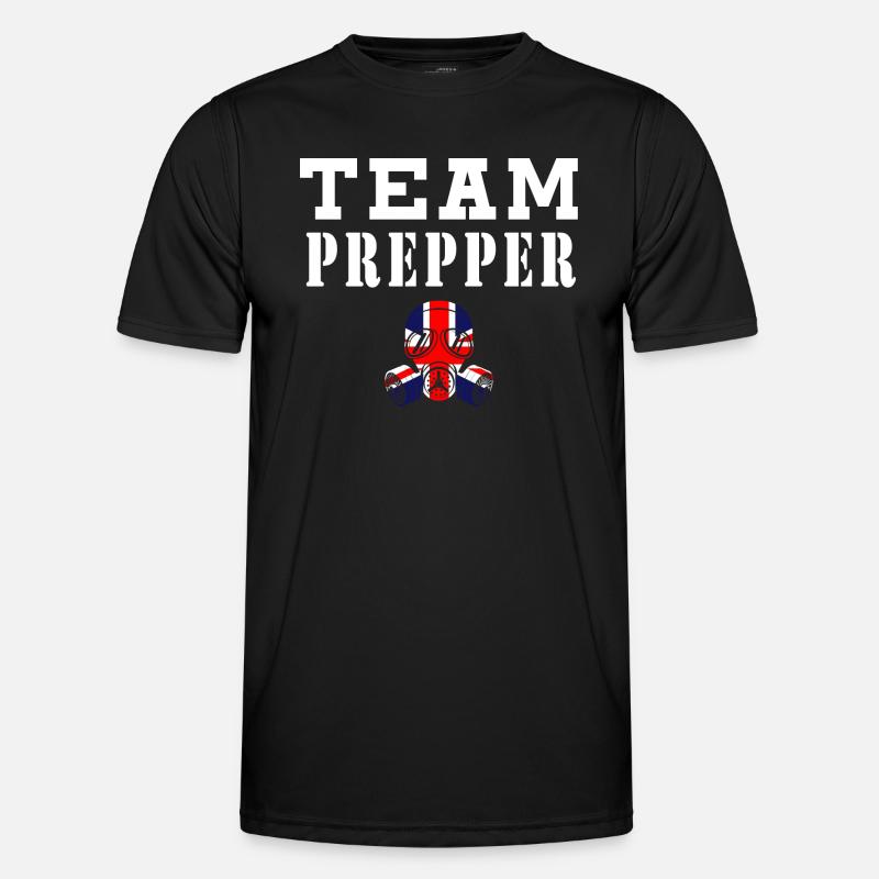 Team Prepper - Men's Functional T-Shirt - black