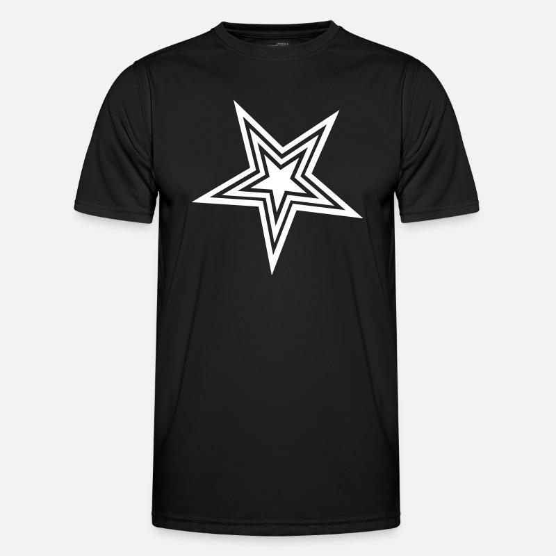 star - Men's Functional T-Shirt - black