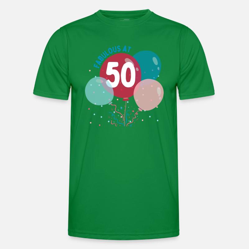 Fabelhaft mit 50 Männer Funktions-T-Shirt