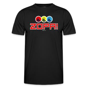 Zopa - 2024 - T-shirt sport Homme - noir - Devant - AI Model Male 178 dark (178cm)