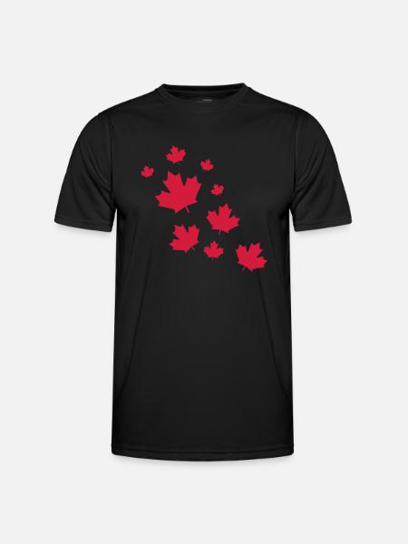 J'aime le Canada - T-shirt sport Homme - noir