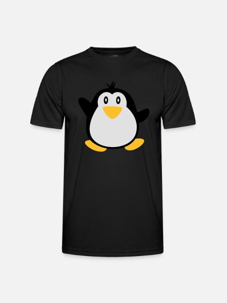 süßer Pinguine - Men's Functional T-Shirt - black