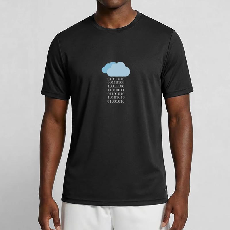 Cloud computing - Binary cloud Men's Functional T-Shirt
