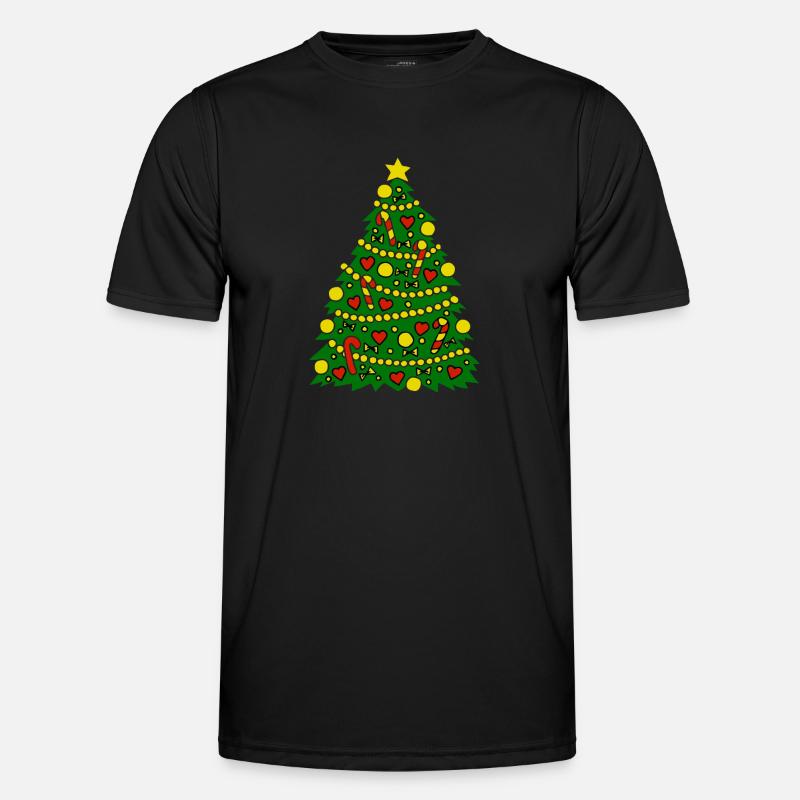 christmas_tree Männer Funktions-T-Shirt
