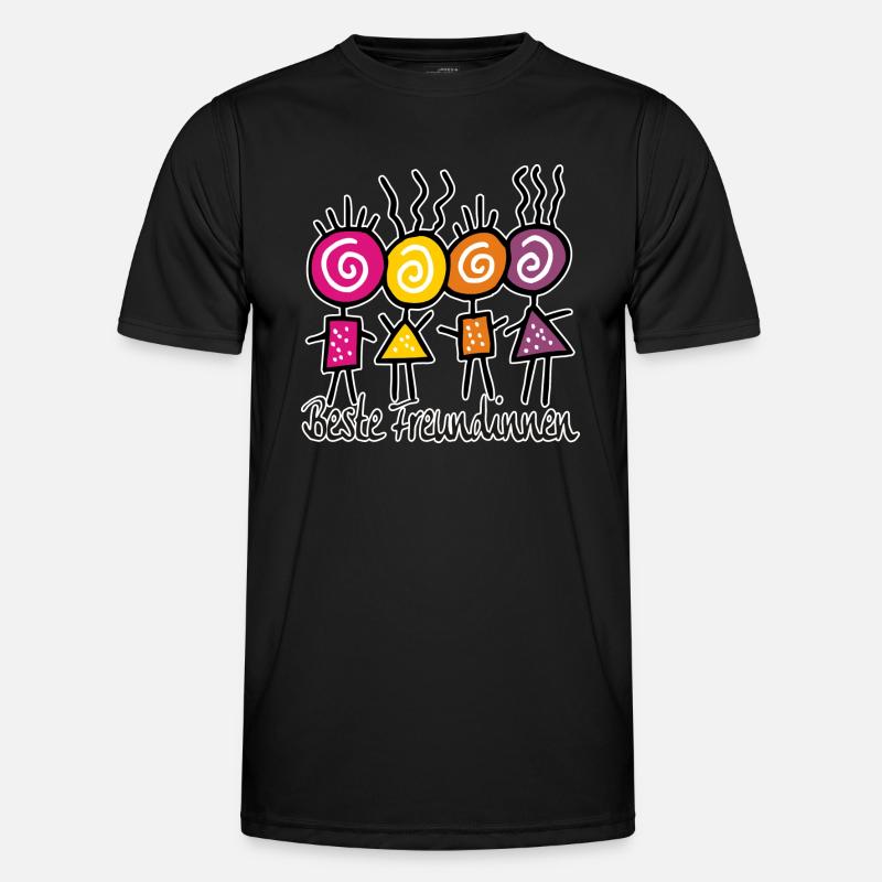 BFFs - Men's Functional T-Shirt - black