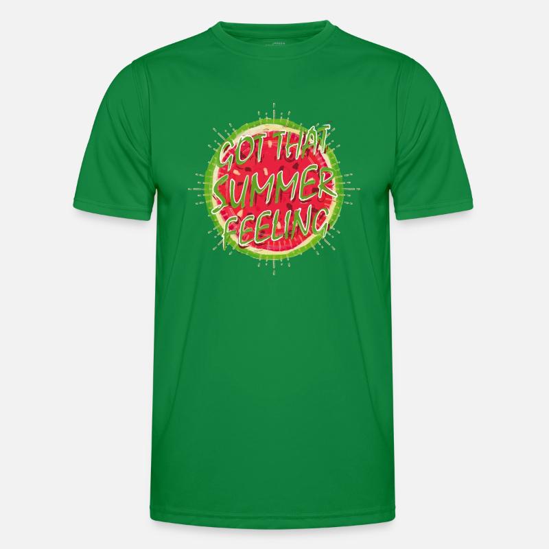Summer Feeling (Melone) Männer Funktions-T-Shirt