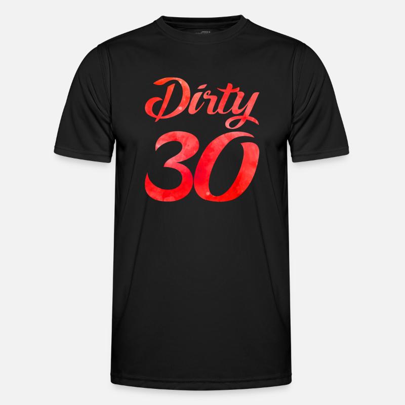 dirty thirty design Männer Funktions-T-Shirt